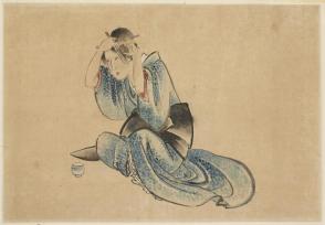 Seated Lady at her Toilette