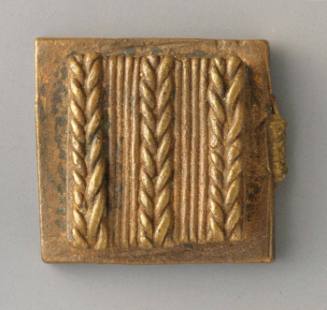 Rectangular gold weight