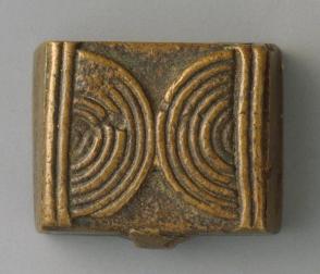 Rectangular gold weight