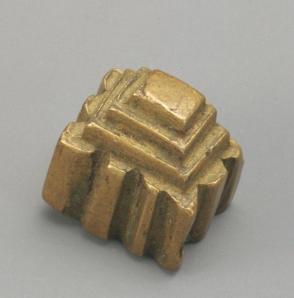 Rectangular gold weight