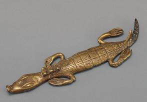 Gold Weight:  Crocodile