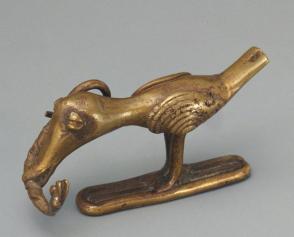 Gold weight:  Bird and Snake