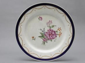 Plate:  Floral Spray Decoration