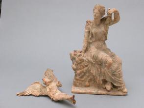 Tanagra Group of Eros and Aphrodite