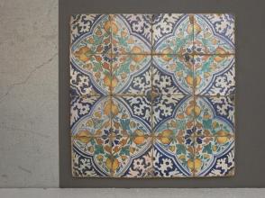 Tile Panel:  Quatrefoils and Lozenges