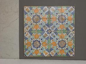 Tile Panel:  Fruit, Flowers, Stars