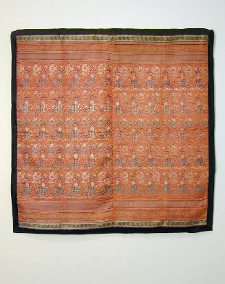 Section of bridal bed curtain