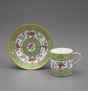 Coffee cup and saucer from Breakfast service (déjeuner)