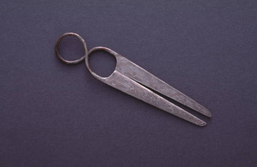 Pair of silver scissors