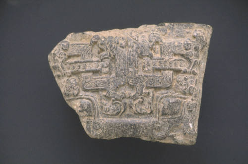 Mold to stamp design on pottery