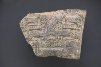 Mold to stamp design on pottery