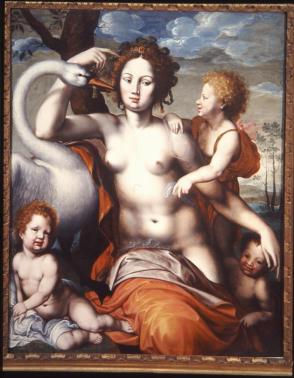 Leda and the Swan and Her Children