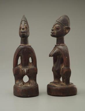 Commemorative twin figures (Awon Ere Ibeji)