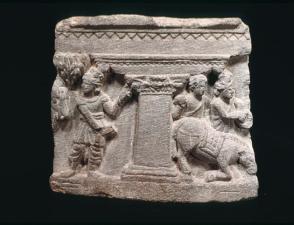 Horse Adoration at Buddha's Renunciation (fragment)