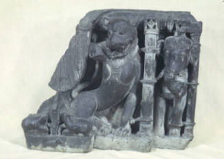 Elephant, Lion, Embroidered Robe