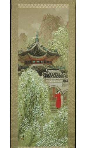 Quiet Garden in Spring