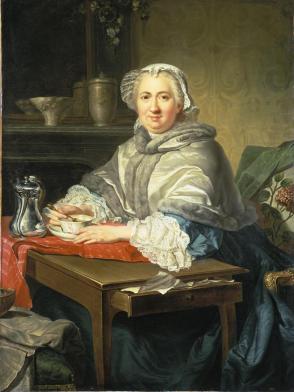 Madame Brion, Seated, Taking Tea