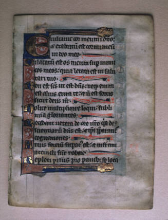 Leaf from a Psalter