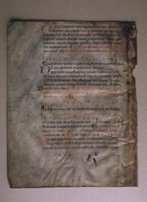 Book of Canticles, fragment