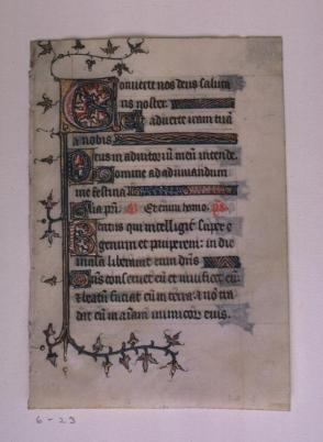 Leaf from a Book of Hours