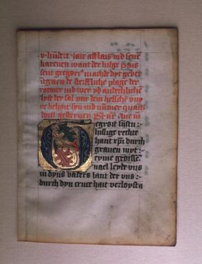 Breviary Manuscript Leaf