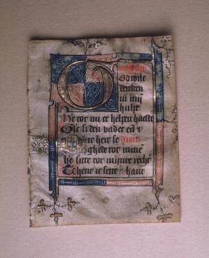 Leaf from a Prayer Book