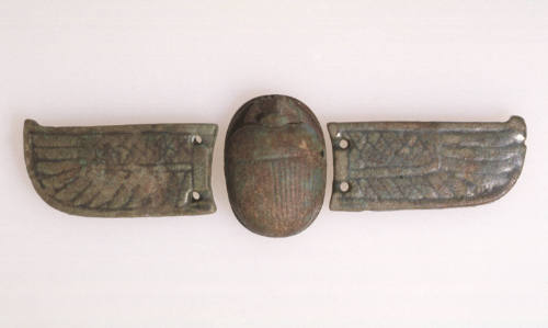 Winged scarab