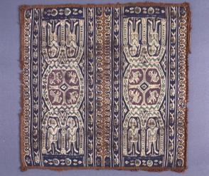 Panel from a tunic: Figures and Crosses