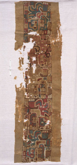 Tunic fragment with raptor birds