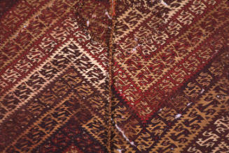 Tapestry fragment with double-headed birds