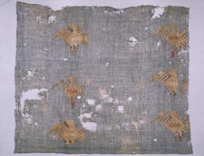 Brocaded sheer square