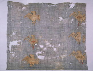Brocaded sheer square