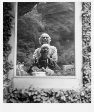 Morris Graves and Imogen in his Garden