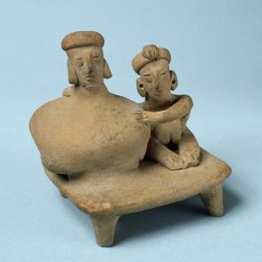 Seated couple