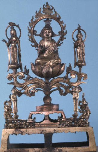 Gilt bronze altarpiece
