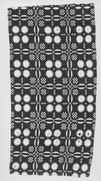 Coverlet:  Four Snow Balls Pattern