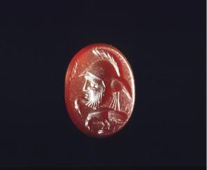 Seal: Agate carved in Intaglio