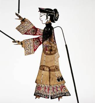 Shadow figure; Chinese woman