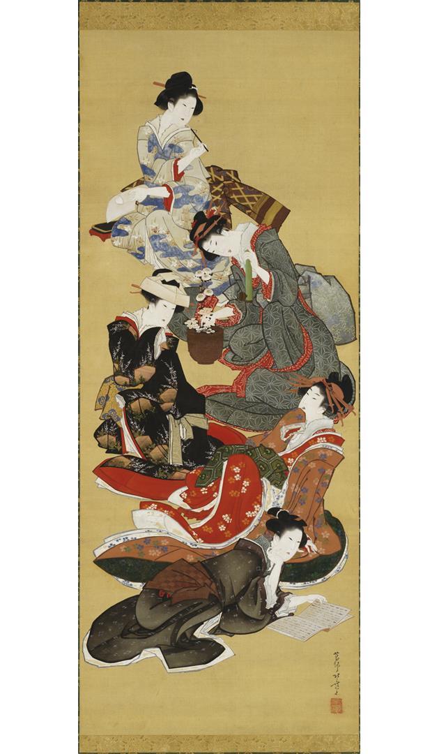 Five Beautiful Women – Works – eMuseum