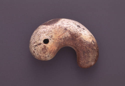 Stone curved bead