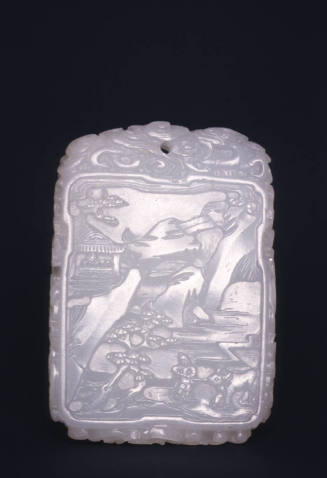 Carved pendant