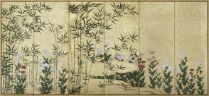 Bamboo and Poppies