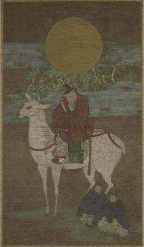The Departure from Kashima (Deity of the Kasuga out)