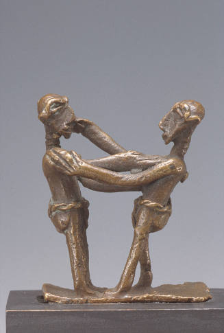 Gold Weight:  Two Figures