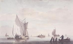 Seascape with Fishing Boats