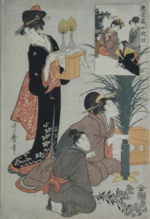 Act Four (Yodanme), from the series Treasury of the Forty-Seven Loyal Retainers (Chushingura)