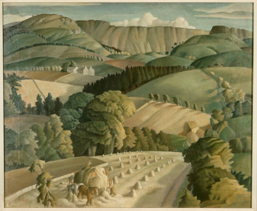 Landscape:  Haying