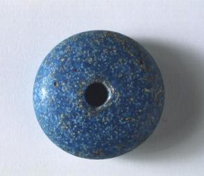 Round blue bead