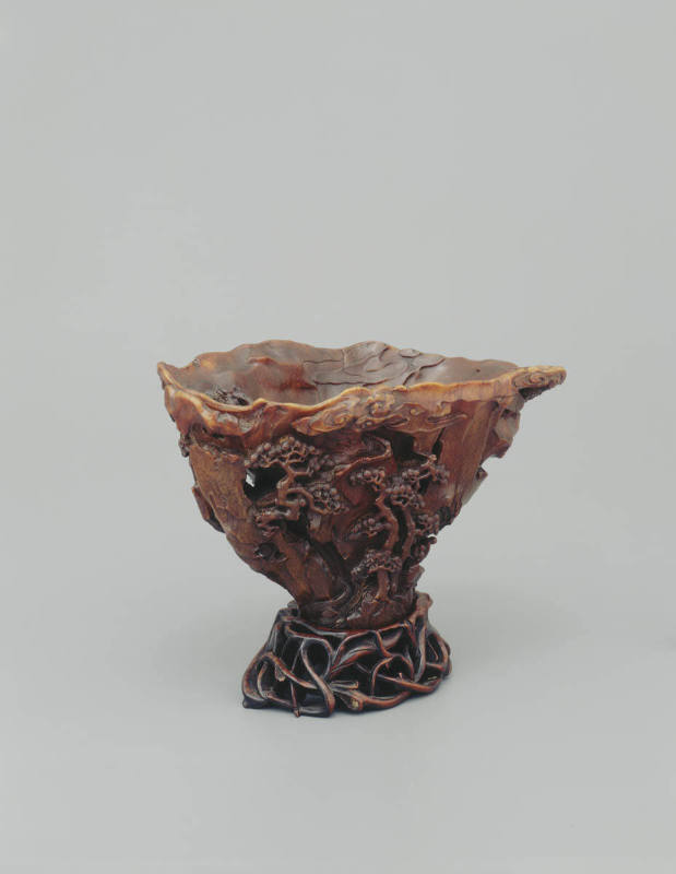 Cup with landscape decoration