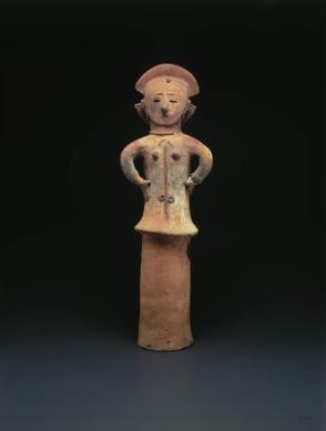 Haniwa woman; Burial figure